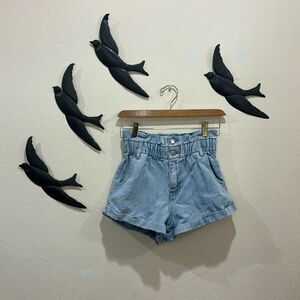 PacSun Cinched Waist Denim Mom Short - XS